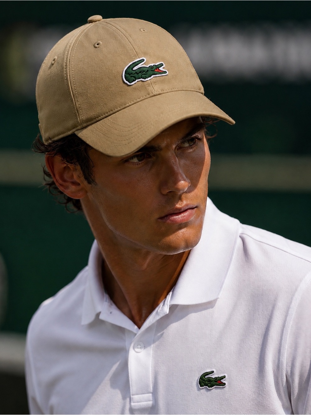 🆕 Tan Snap Back Lacoste hat (Adult)